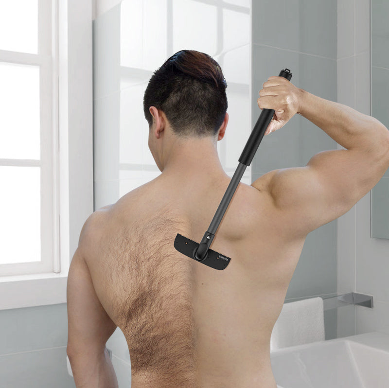 Manual Renewal, Hassle - free Back Hair Trimming: Handheld Back Hair Trimmer