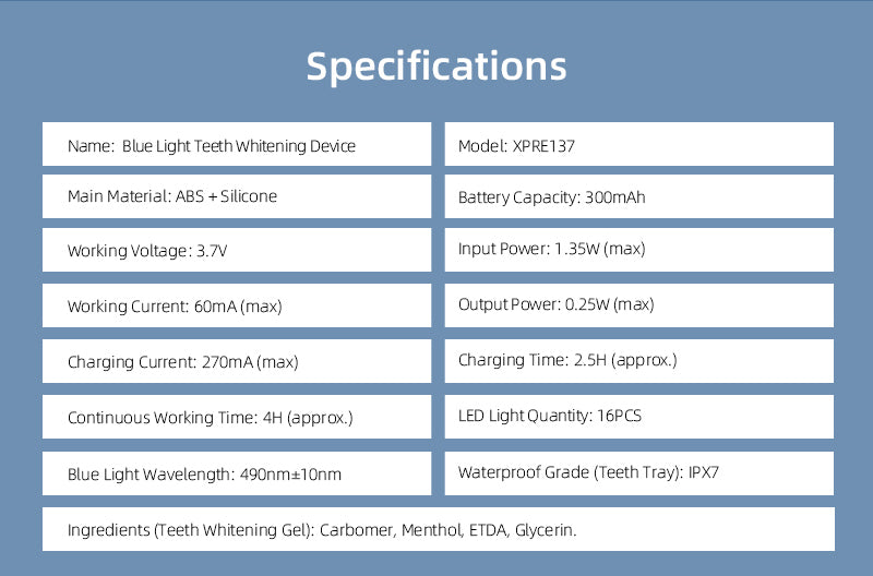 Illuminate Your Smile: Blue Light Teeth Whitening Device, Unleash a Professional Teeth - whitening Experience