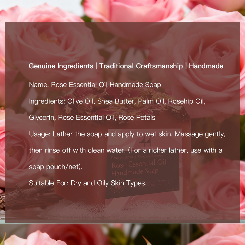 Rose Essential Oil Handmade Soap