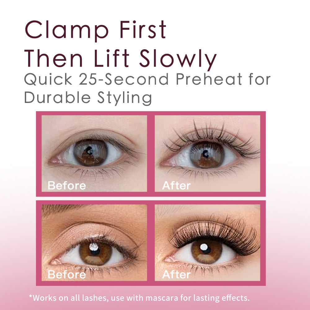 Heated Eyelash Curler for Short Lashes – No-Pinch & Long-Lasting Curl | Makeup Forest - Makeupforest