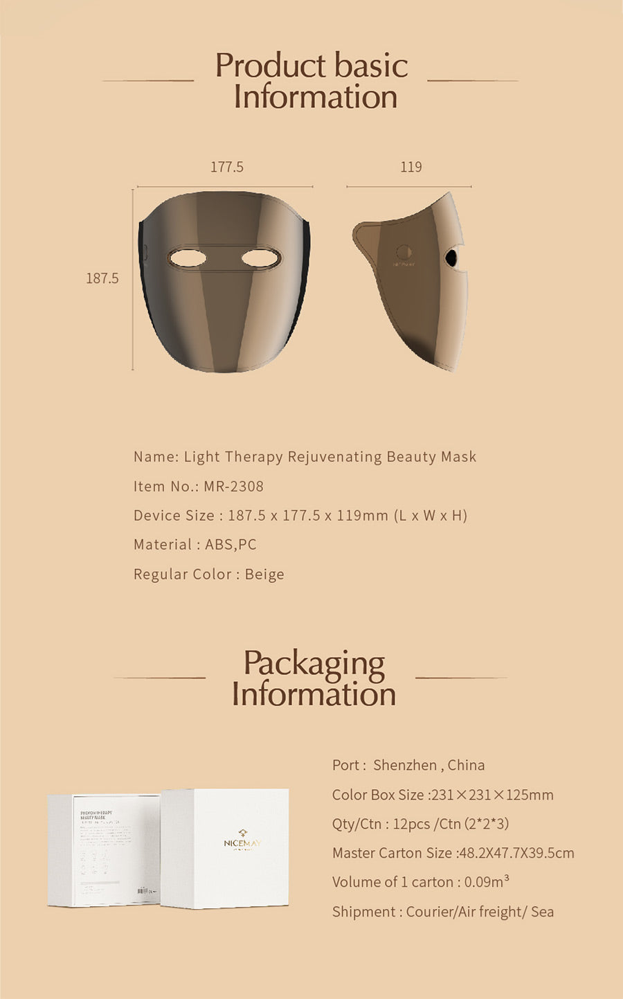 LED Light Therapy Face Mask – 7-Color Photon Skin Rejuvenation Device