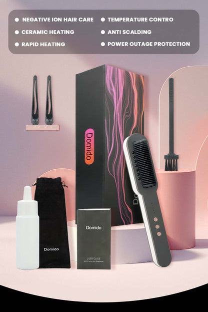 Negative - Ion Steam Hair Straightening Comb: Unlock a New Smooth Hair Experience