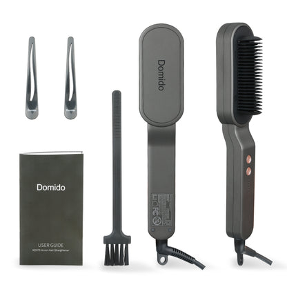 2-in-1 Hair Straightener & Curler – Portable Ceramic Flat Iron for Travel