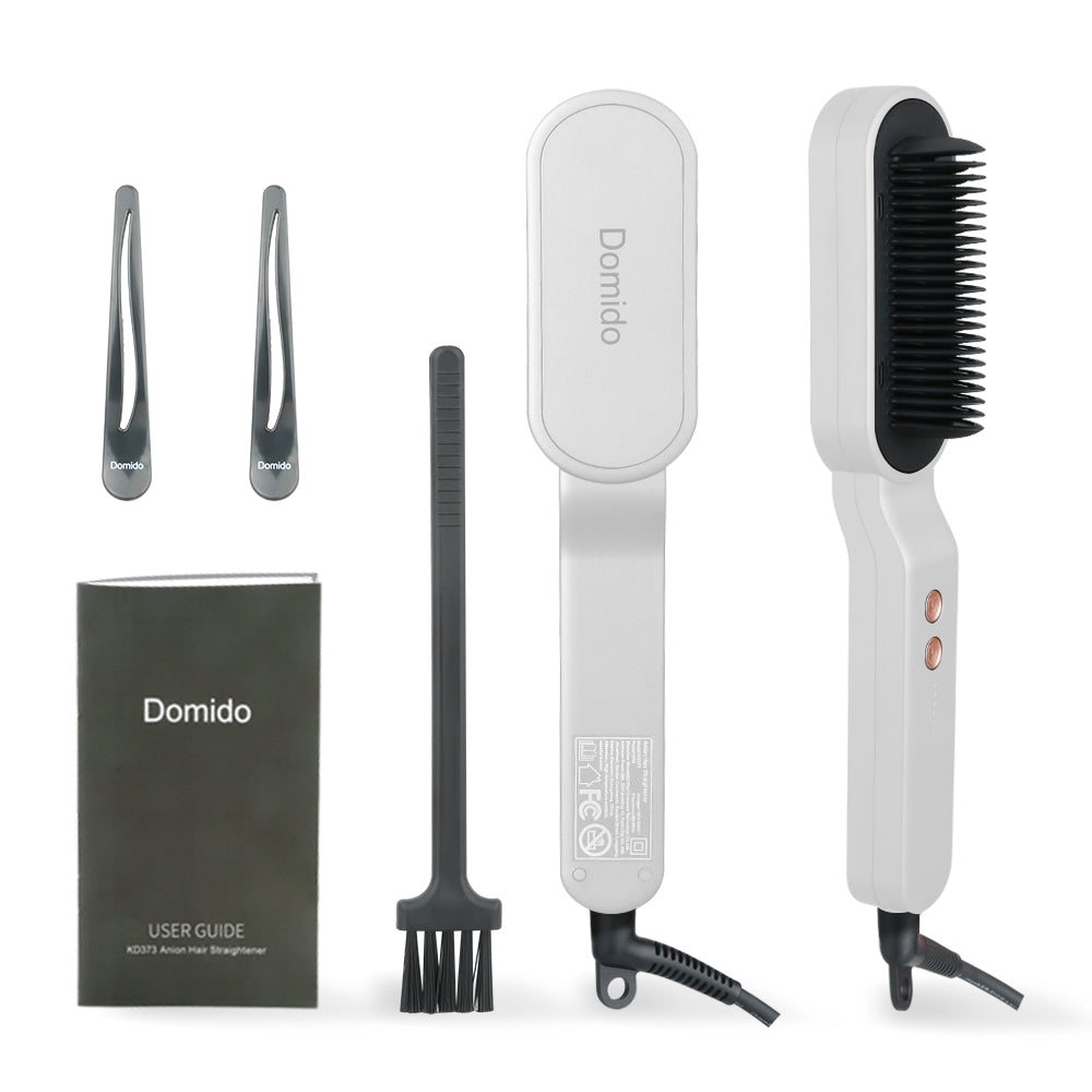 2-in-1 Hair Straightener & Curler – Portable Ceramic Flat Iron for Travel