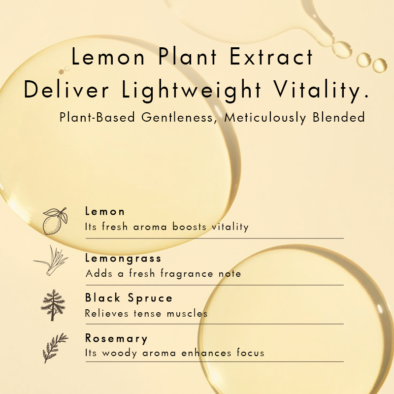 Óleo de massagem com limão