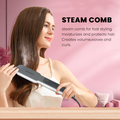 Negative - Ion Steam Hair Straightening Comb: Unlock a New Smooth Hair Experience