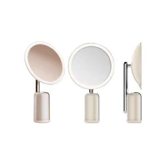 Makeup Forest LED Vanity Mirror with Touch Screen – Portable, Rechargeable, Adjustable Brightness