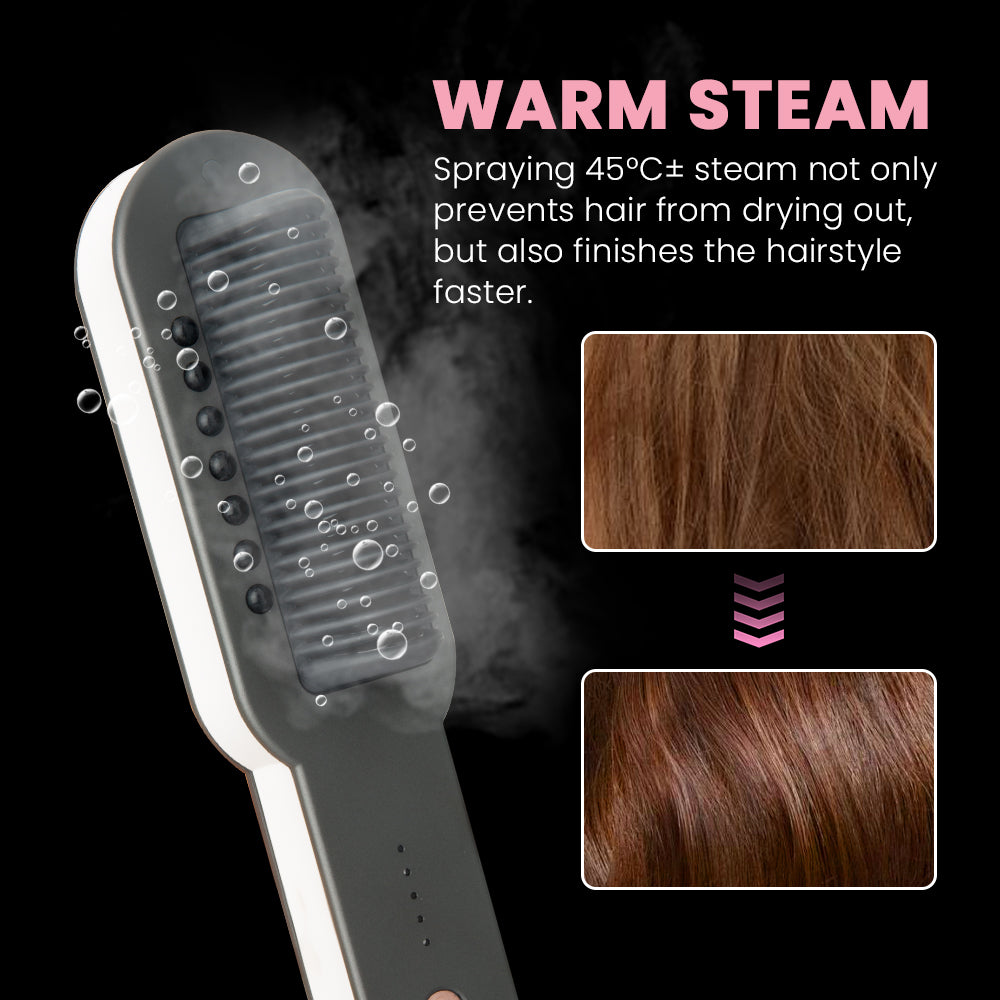 Negative - Ion Steam Hair Straightening Comb: Unlock a New Smooth Hair Experience