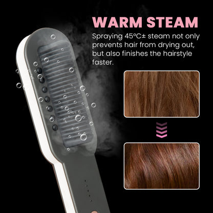 Negative - Ion Steam Hair Straightening Comb: Unlock a New Smooth Hair Experience