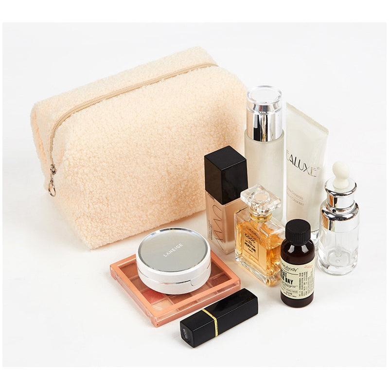Travel Makeup Organizer Bag with Adjustable Dividers – Waterproof Cosmetic Case