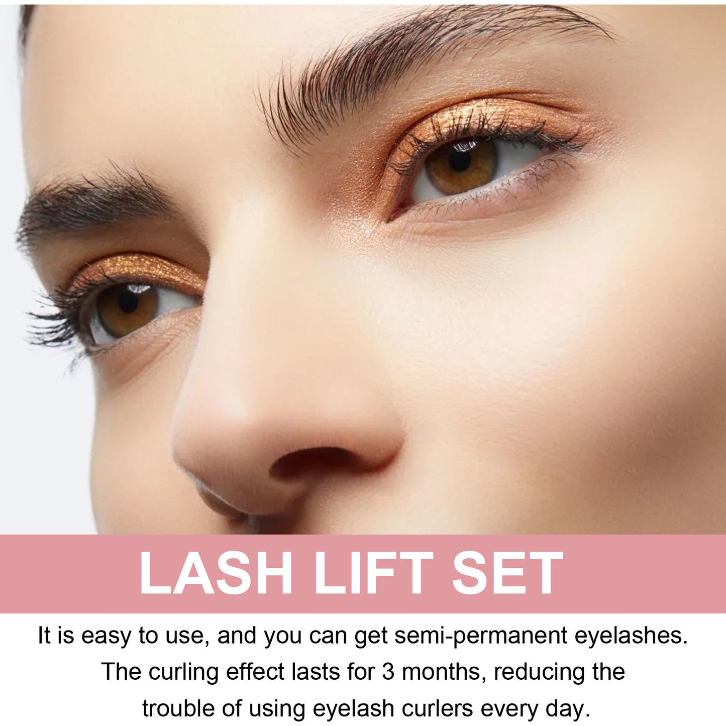 Curling Eyelash Set Natural and Beautiful Long Thick Curling Mild Not Smudge Eyelash Set