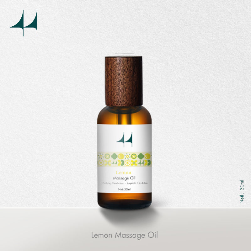 Óleo de massagem com limão