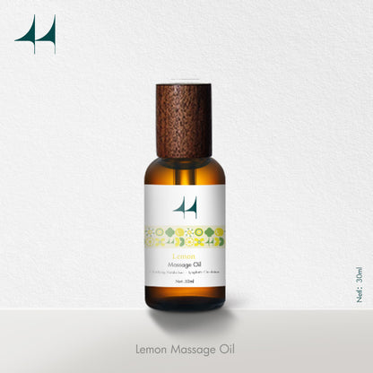 Óleo de massagem com limão