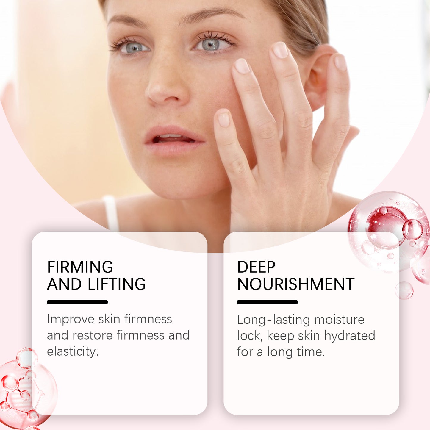 Hoygi Firming and Moisturizing Ampoule Serum Moisturizing Balancing Oil and Water Delicate Pores Softening Firming Skin
