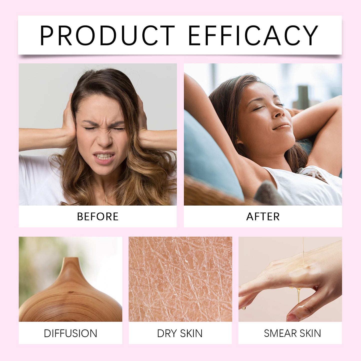 OceAura Aromatherapy Massage Oil Soothing Moisturizing Cream for Ladies - Makeupforest